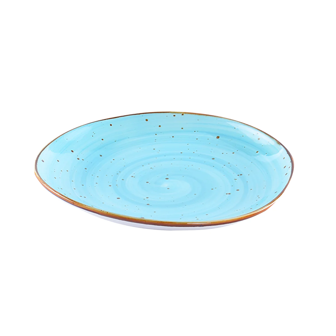 New Fancy Design Colorful Ceramic Porcelain Crockery Restaurant Dinner Assiette Dishes Plates For Sale