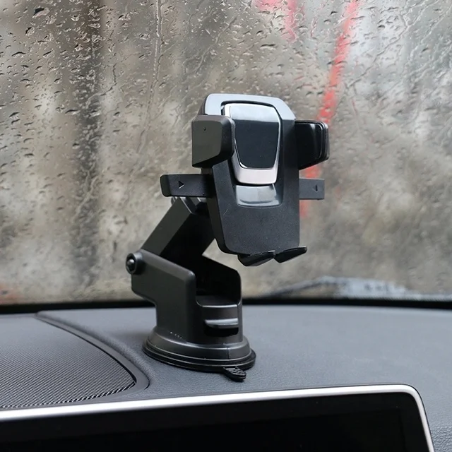 
Amazon Hot Selling Car Phone Holder Gravity Sucker Suction Cup Mount Holder 