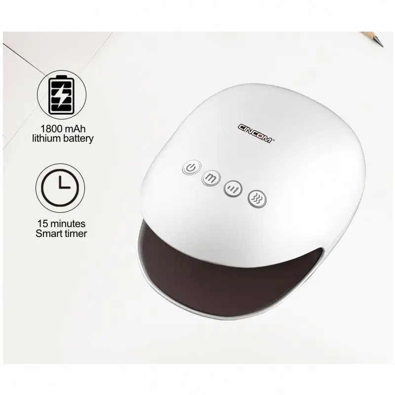 Factory Price Acupressure Portable Machine Electric Smart Heat  Palm Hand Massager