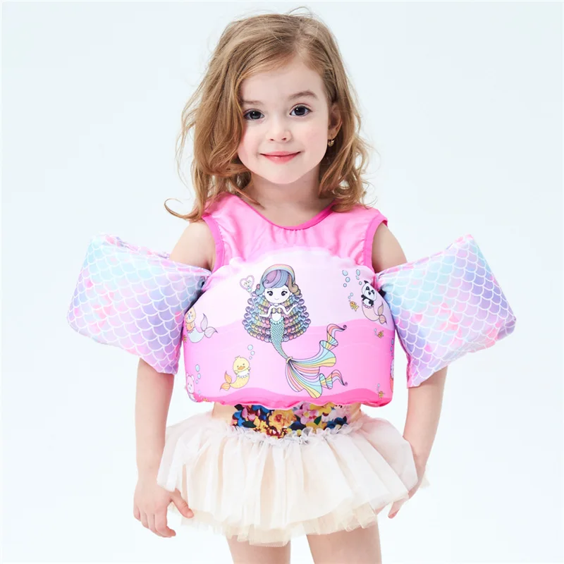 Foldable Swim Training Aids Toddler Vest with Arm Wings