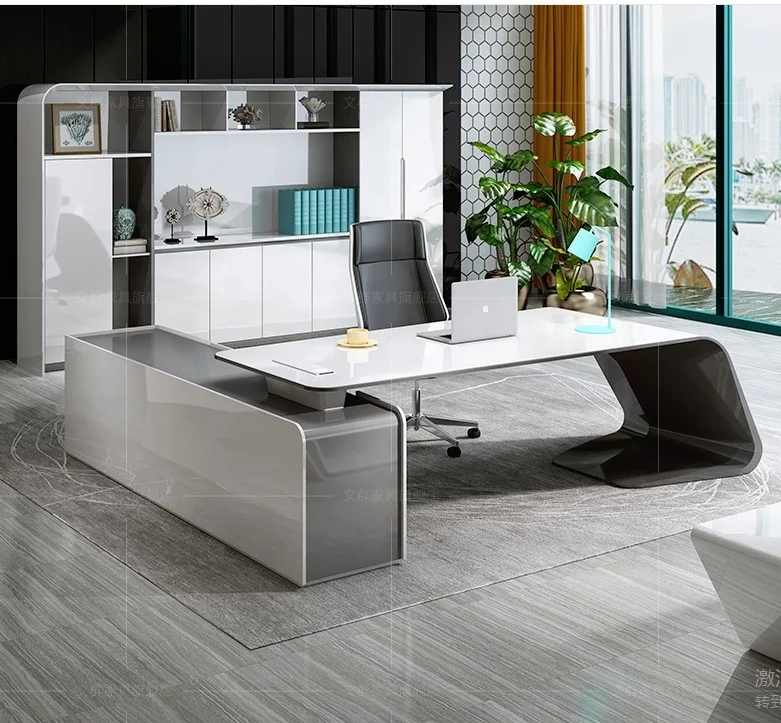 Modern Style Luxury Smart Office Boss Table CEO Manager Executive Desk