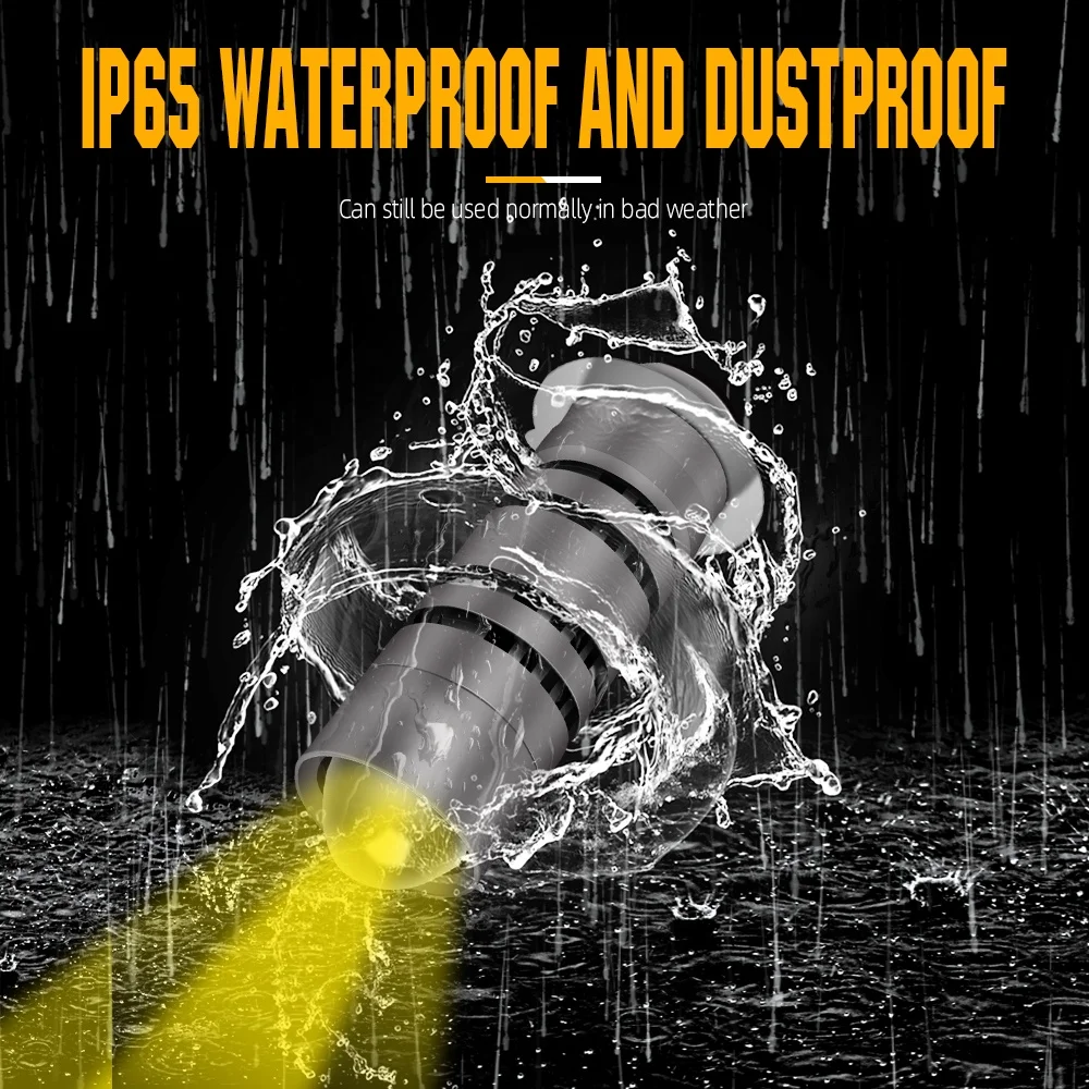 RUTENSE H4 BA20D LED Motorcycle Bulb Spot Light Offroad High Low Beam Lamp Projector Motorcycle Headlight