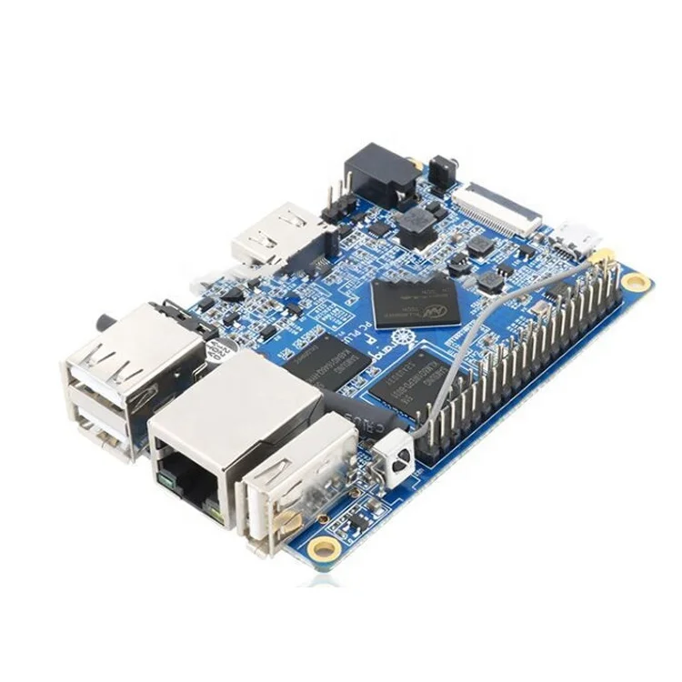 Макетная плата, одноплатный компьютер с открытым исходным кодом, Android 4,4, AllWinner H3 SoC с 1 ГБ DDR3 SDRAM, Orange Pi Pc Plus