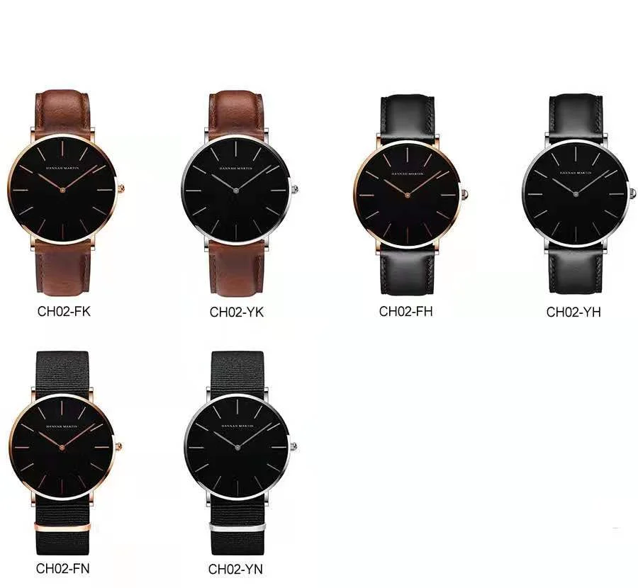 OEM пользовательский логотип 36 мм 40 мм женские и мужские часы сетчатый ремешок Ремешок Роскошные часы в стиле D W