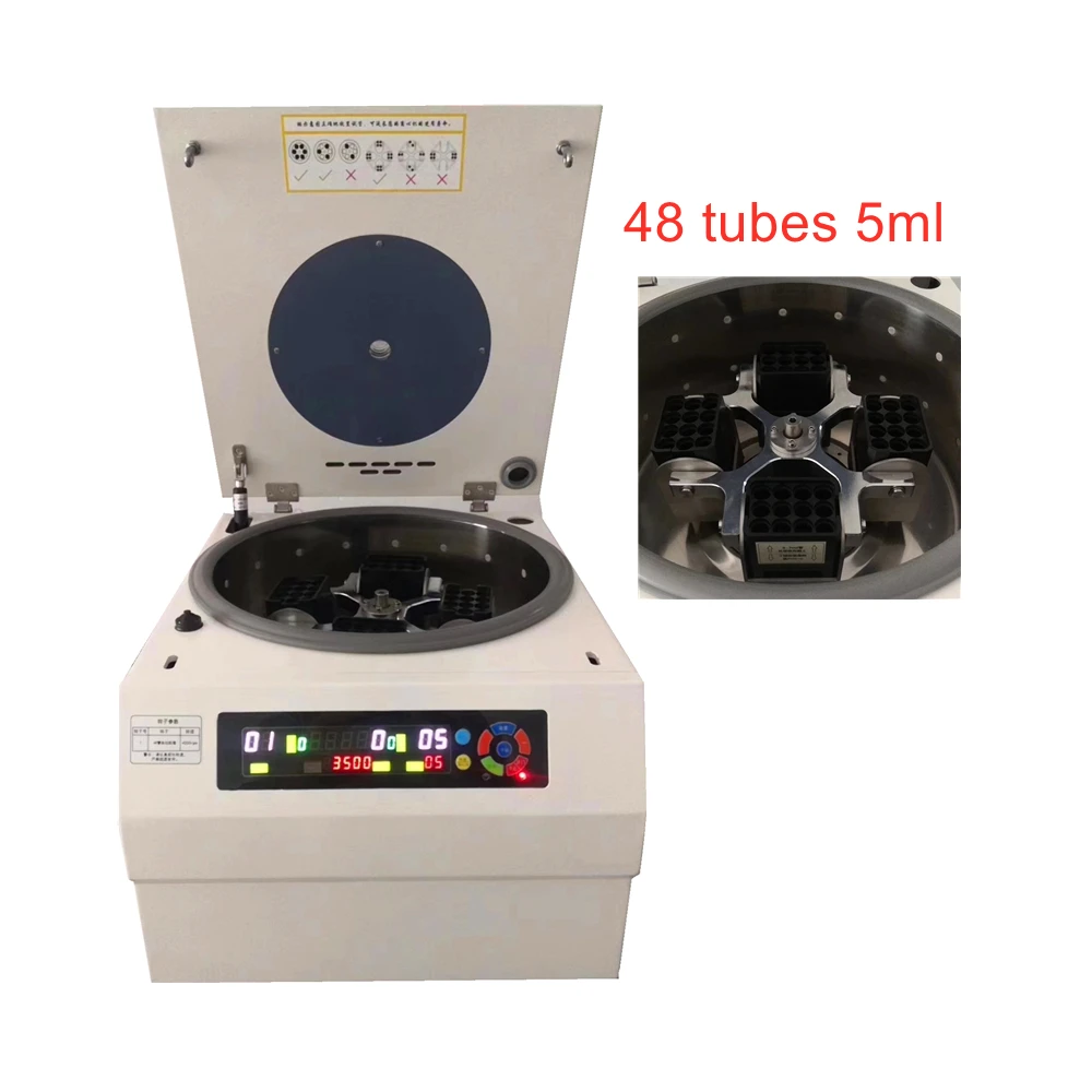 Micro Benchtop  Centrifuge laboratory medical Horizontal Blood Centrifuge with Swing Bucket
