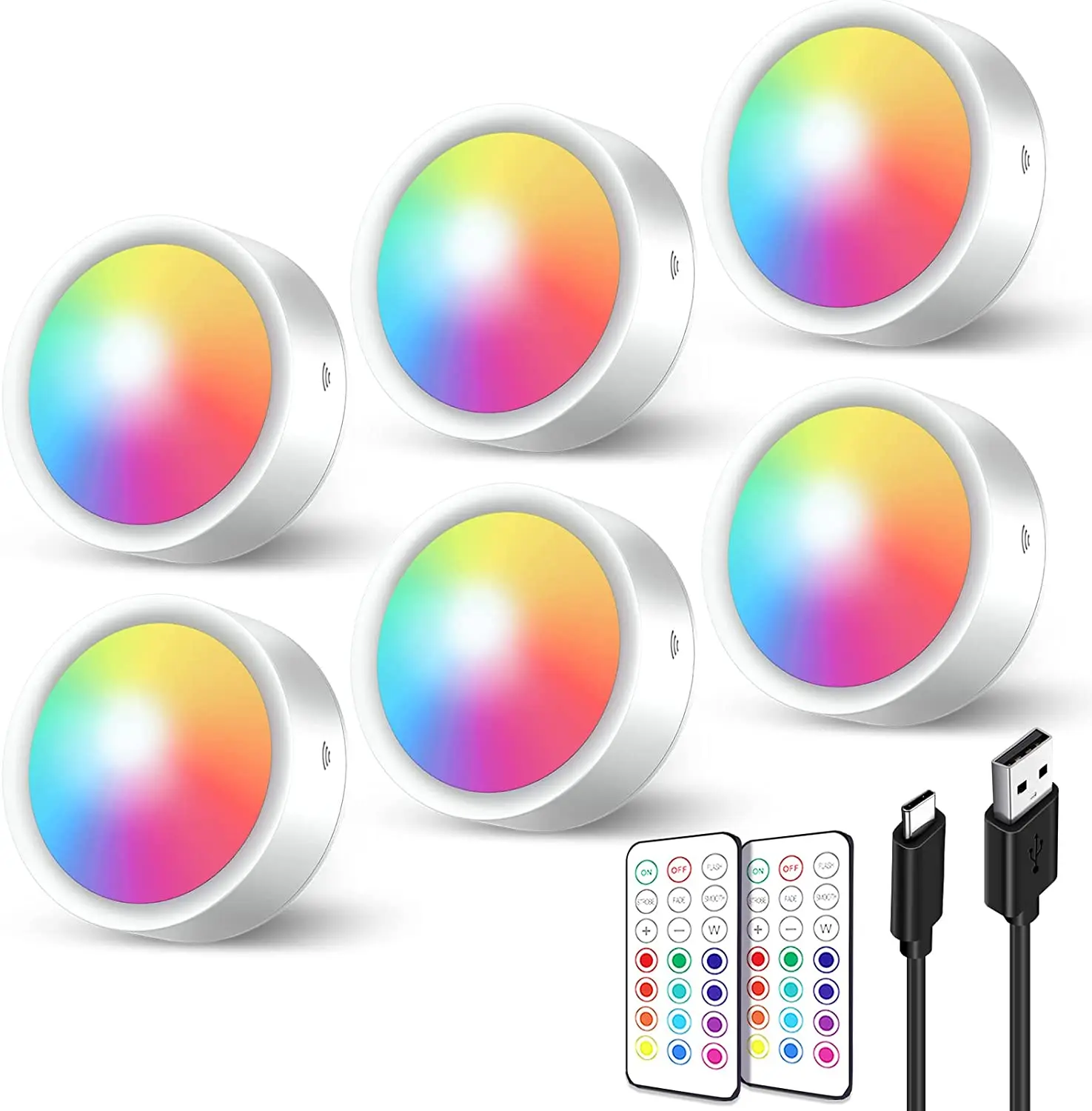 Подсветка светодиодная аккумуляторная с пультом ДУ USB
