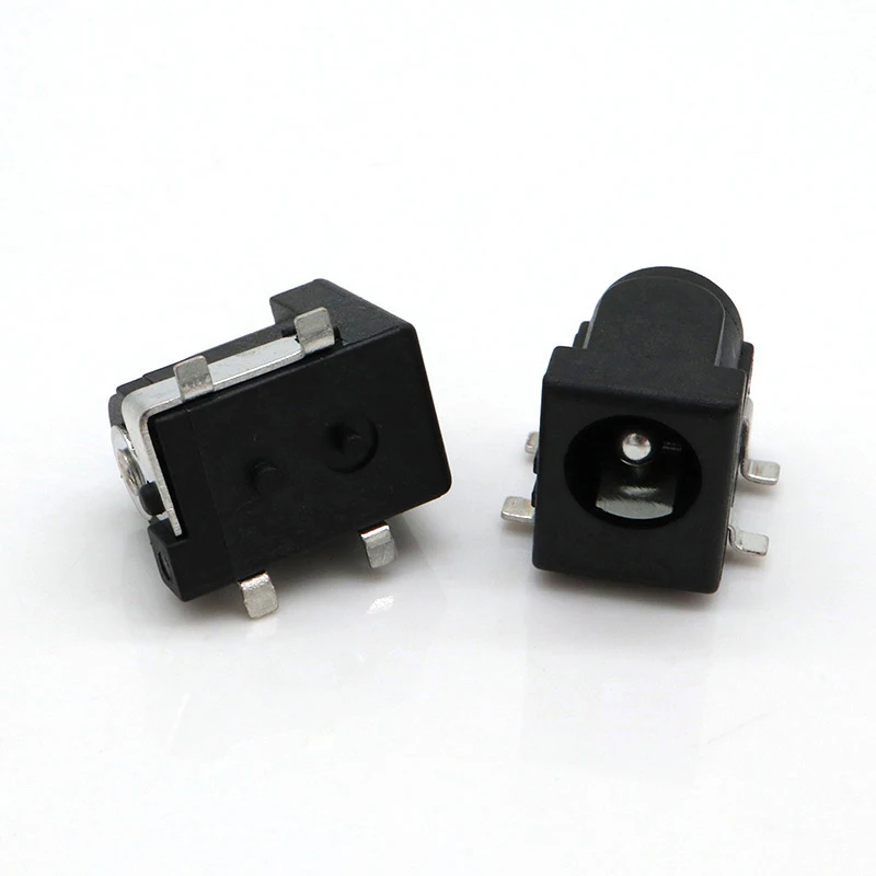 Popular 4 Pin Black 2.1*5.5mm 12v Power Dc Jack Connector