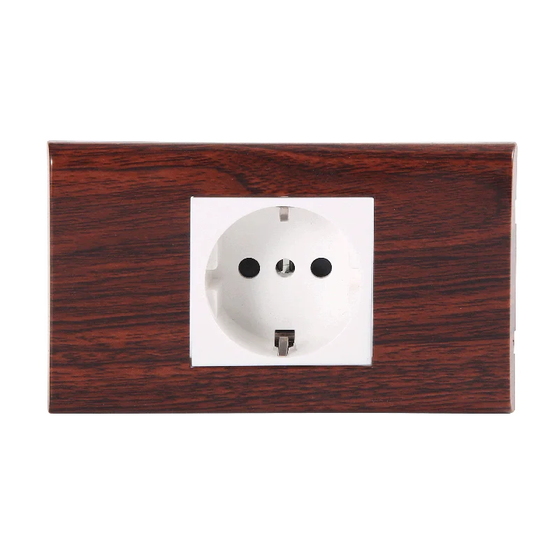 Foshan Colorful wooden penal Wall Switch