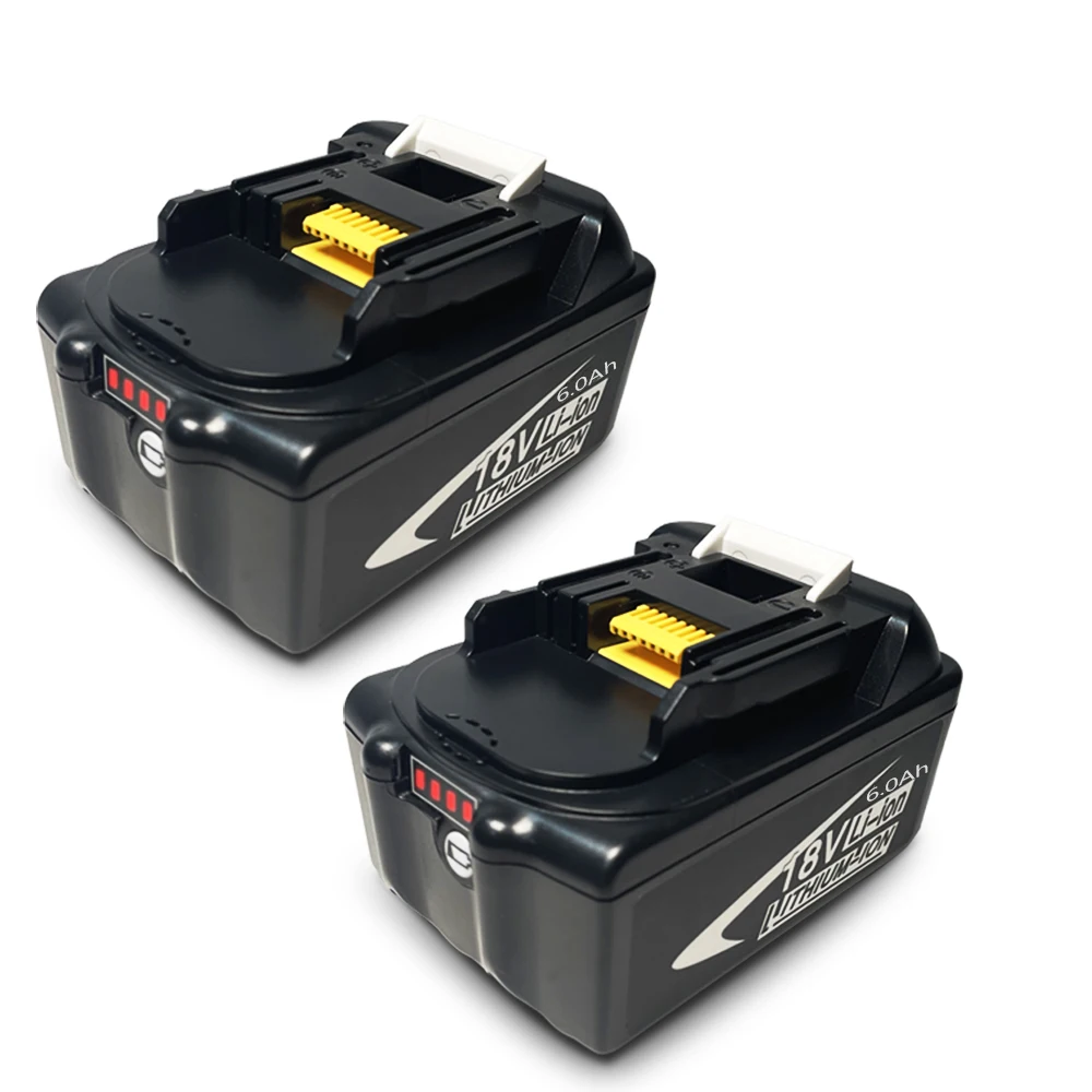 BL1850 18V 6.0Ah Replacement Battery for Makita 18V Li-Ion Battery Compatible with Makita 18V BL1850 BL1840 BL1830 BL1820 BL1815