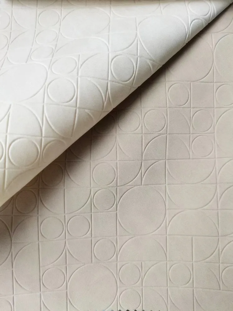 New Product Double Color Classic Pattern PVC Leather For Car Seat Luggage Leather