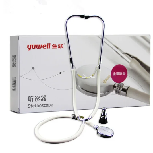 
(Dual use) Dual use multifunctional stethoscope Medical home listening heart rate pulse (all copper listening head) 