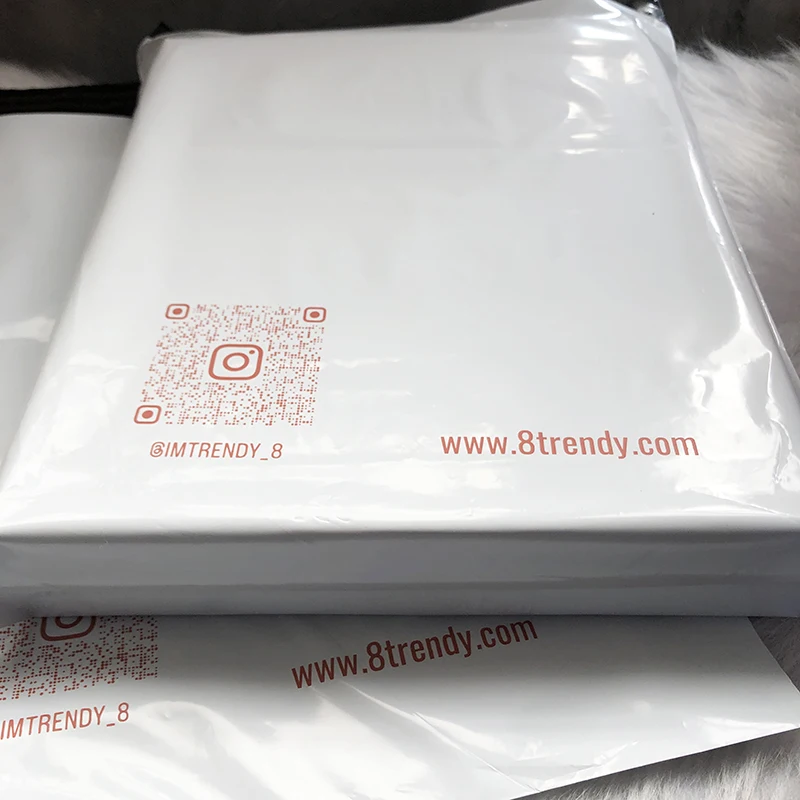 White Biodegradable Mail Shipping Packaging Mailing Shipping bag For Clothing Packaging Product