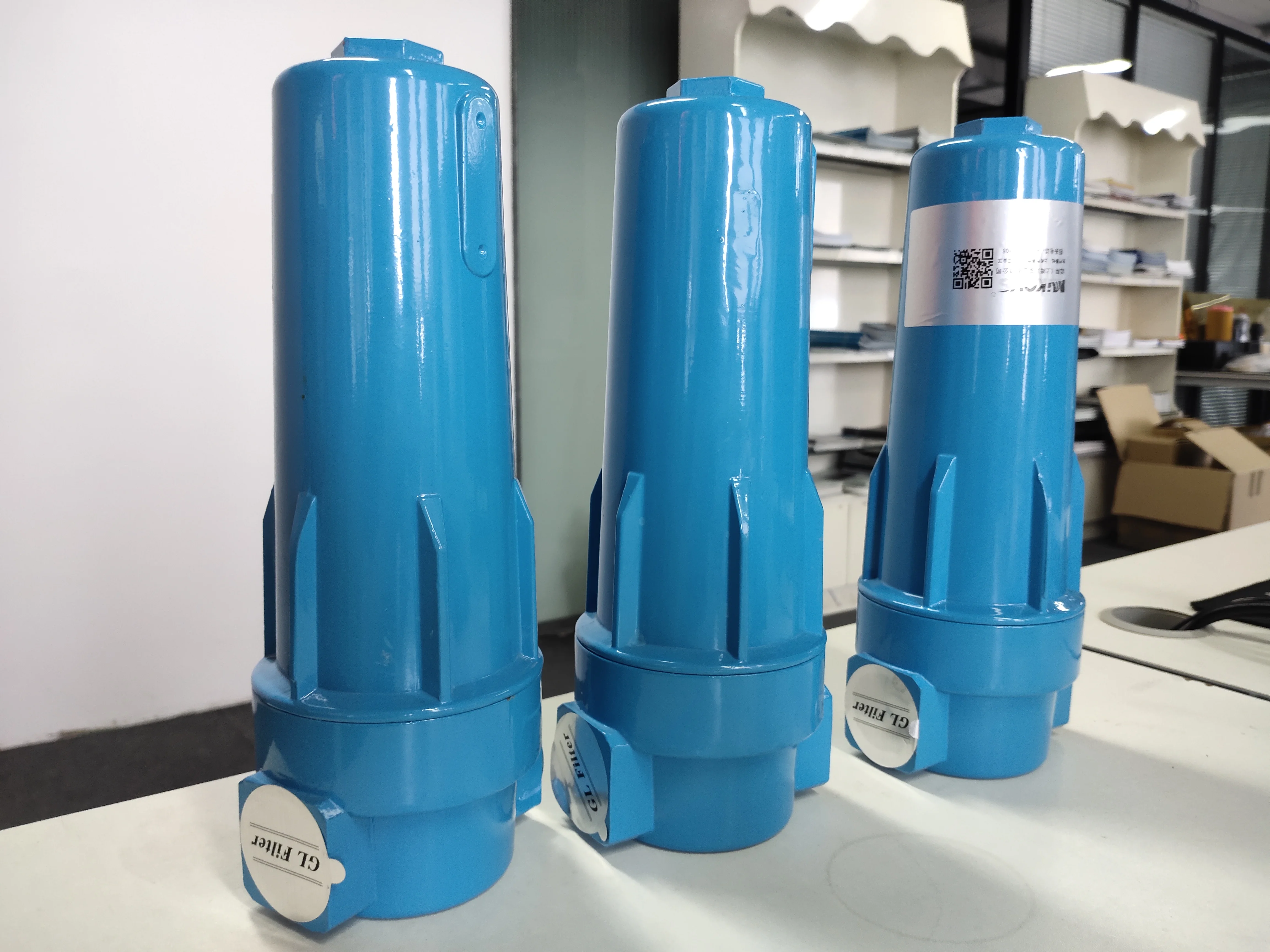 High pressure 16bar 1.2m3/min 2.6m3/min 3.8m3/min line filter for refrigerator air dryer
