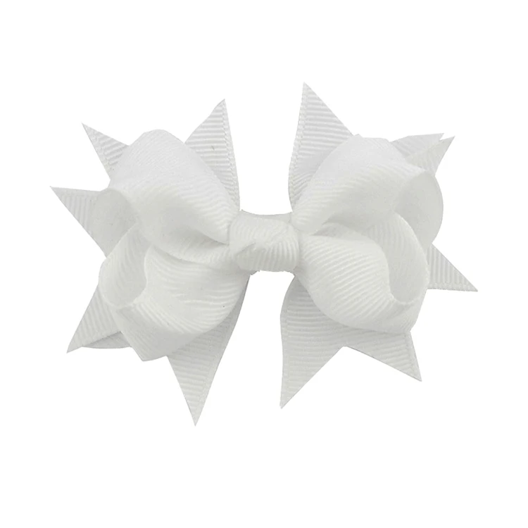 3 inch hair accessories for girls V cut tails baby clips for bangs