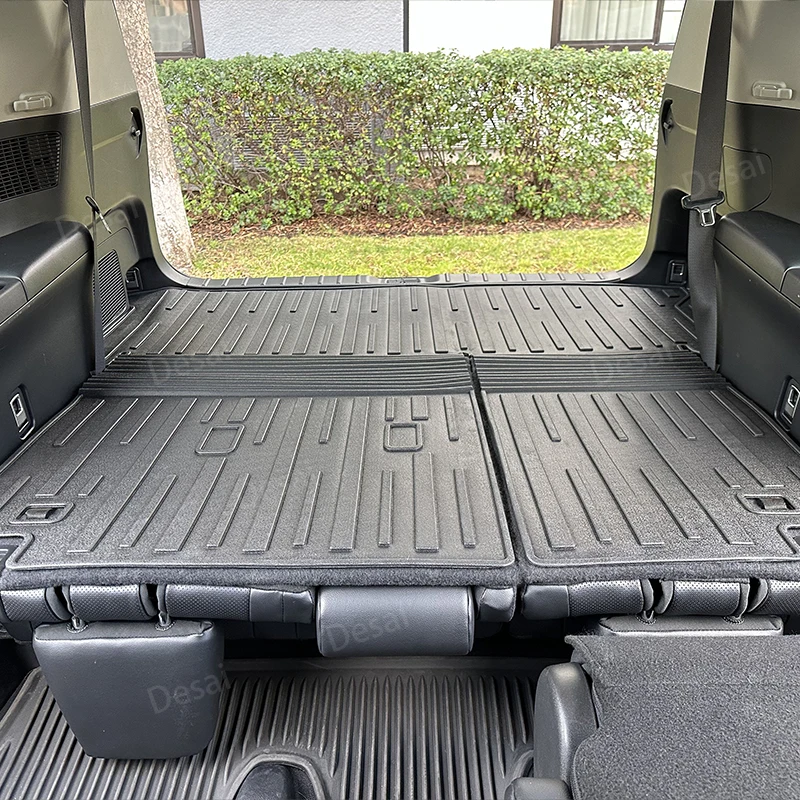 Integrated Design Waterproof TPE Material Vacuum Molded Trunk Mat Cargo Liner for Toyota Grand Highlander 2024