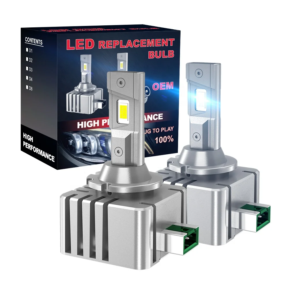 Factory wholesale price led D series bulb 35W D3S design as original HID bulb super brightness 9000LM D3S 6000K