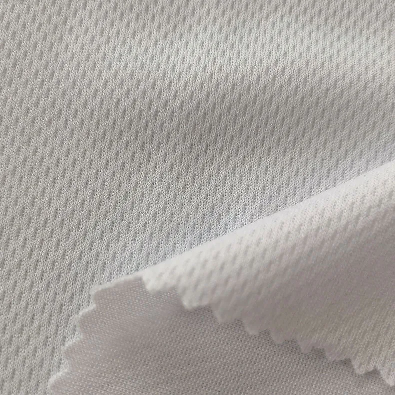 Wholesale knitting 135gsm 100%polyester cylinder wicking bird eye mesh fabric for t-shirt,basketball garment