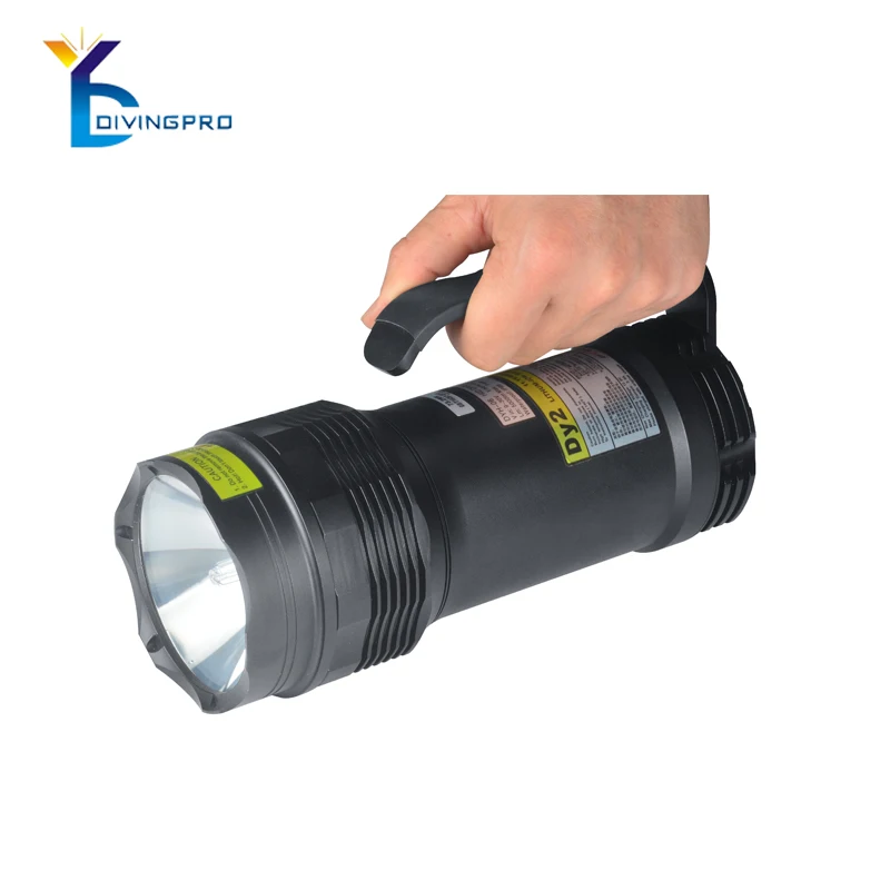 Rechargeable Battery Diving Torch Flashlight Powerful Waterproof Ip68 HID Torchlight For Diiving