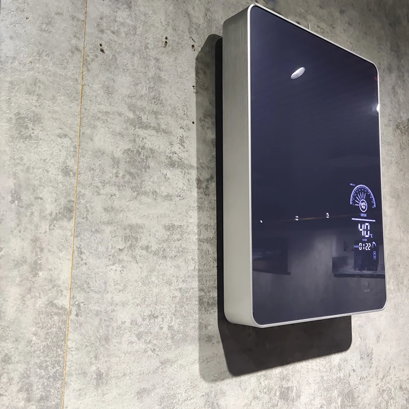 12kW Switchable 220V Tankless Water Heater Electric  Hot Water Heater Capable of Switching Between water  &electric show Degrees