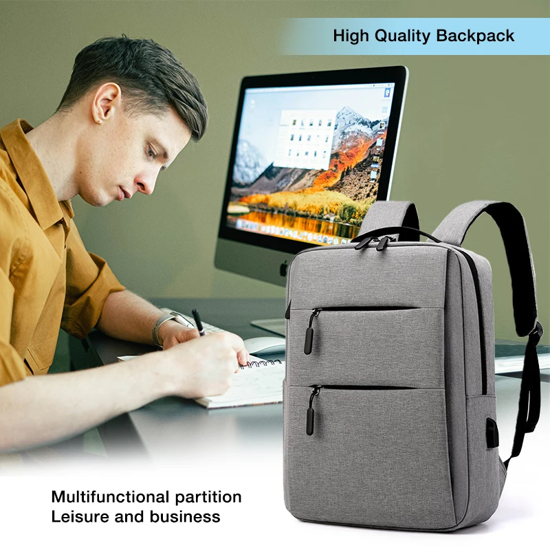 Factory Wholesale Outdoor Backpack Fashion Waterproof Rucksack Laptop Bag Backpacks With Usb For Men Boys Women