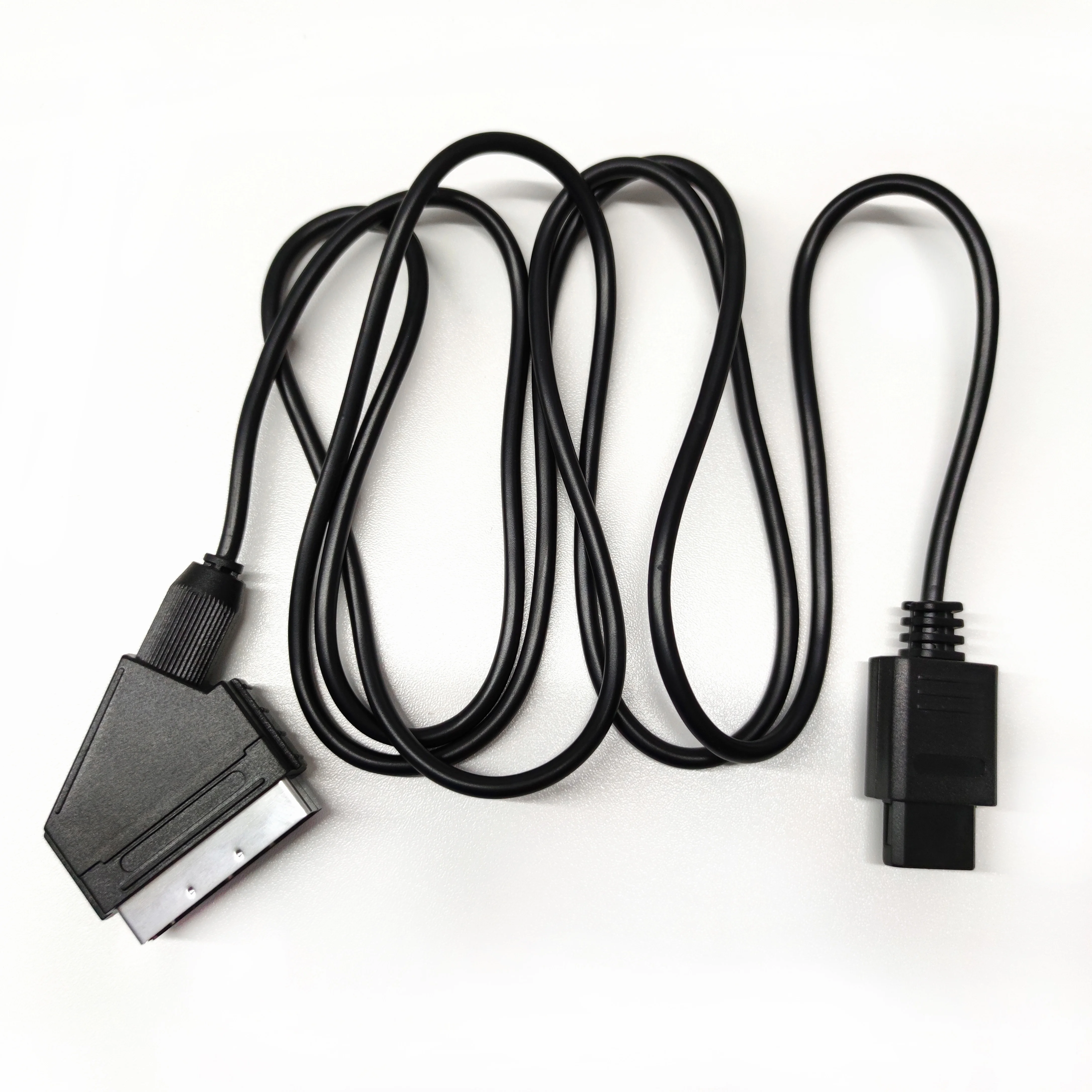 Wholesale High quality 1.8M Super Famicom RGB AV cable Scart for Nintendo SNES N64 Gamecube NGC