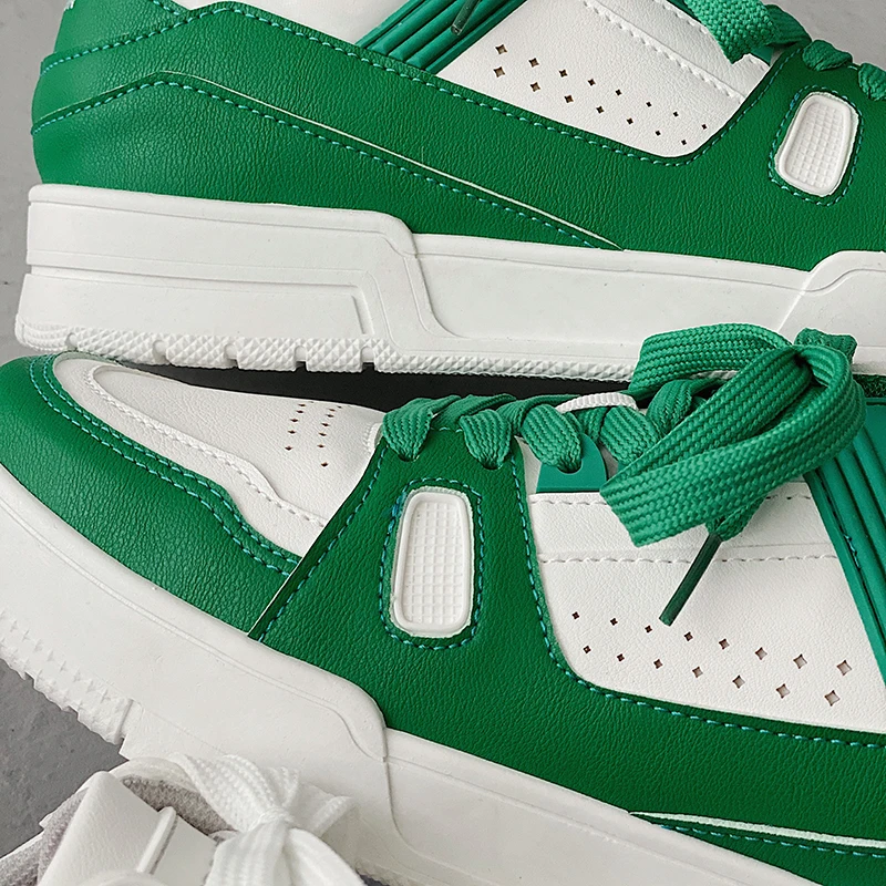 Custom Made Fashion Platform Leather Upper Private Label Shoes Men High Top Casual Sneakers Shoes