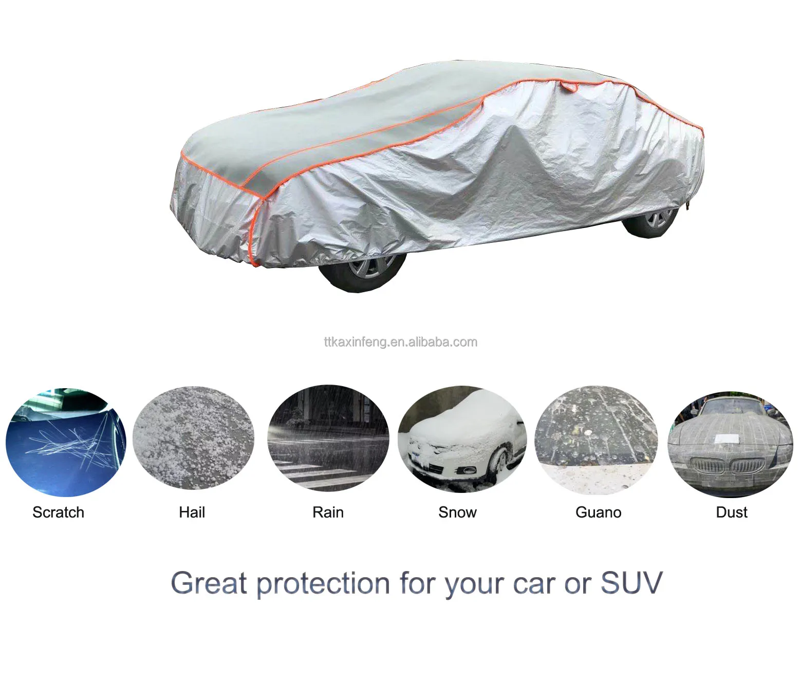 Китай оптовая продажа чехол для автомобиля PEVA высококачественный с защитой от града