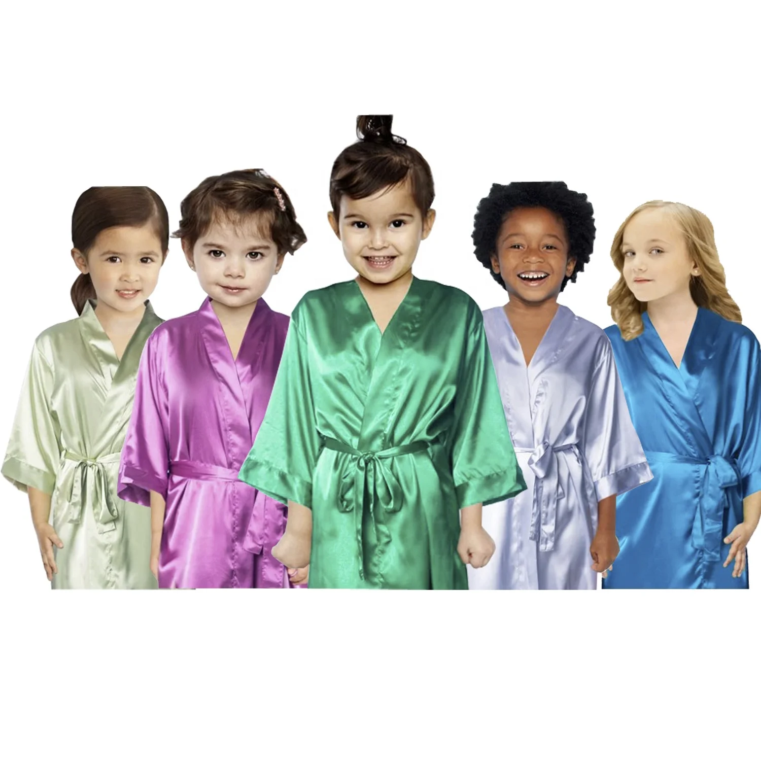 High quality and Factory Wholesale Satin Bridesmaid Robes for Women and Flower Girls