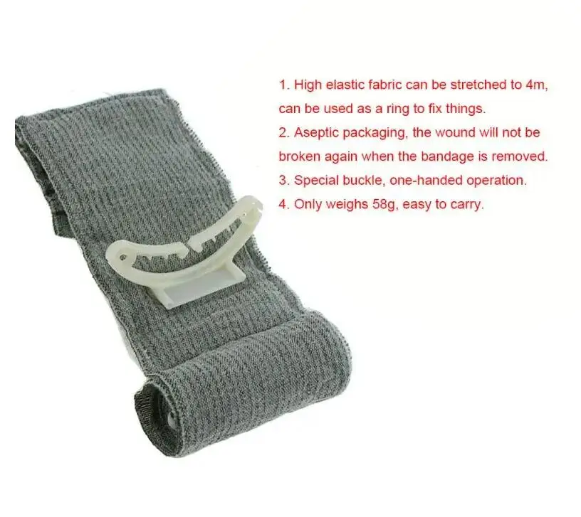 High quality 4/6in Israeli Bandage Wound Dressing Emergency Israel Bandage Compression First Aid IFAK Trauma Medical