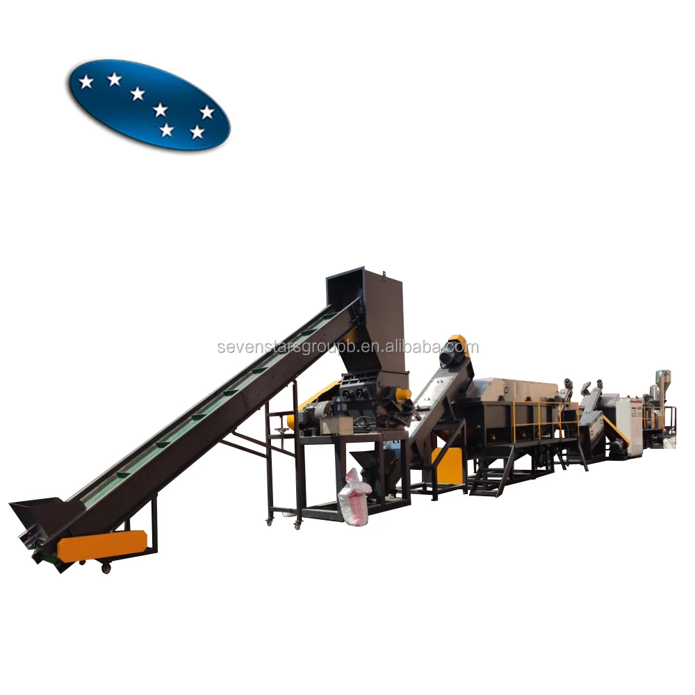PP HDPE LDPE PE Garbage PVC EPS PET PP Nylon plastic pet bottle recycling washing recycling plant recycling machine for plastic