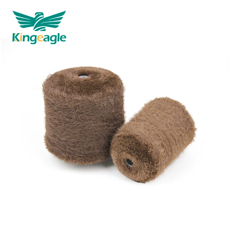 Kingeagle Super Soft Hairy 100% Nylon 2CM Mink Like Feather Yarn