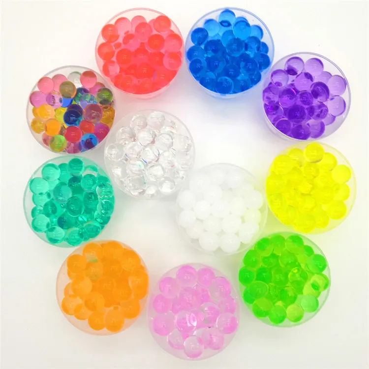 
Best sell magic gel ball crystal soil water beads sensory toys set home decor 