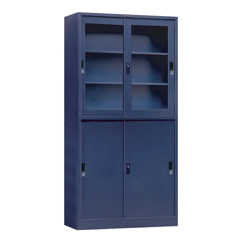 Standard Specifications Sliding Glass Door Office Filing Cabinet with Factory Sale Direct