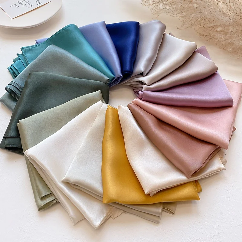 Wholesale Real Silk Square Kerchief Women 100 Pure Silk Scarf Women Pure Silk