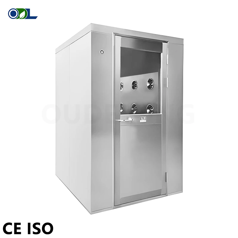Oudelong GMP Modular Cleanroom  Air interlocked System Stainless Steel Air Shower
