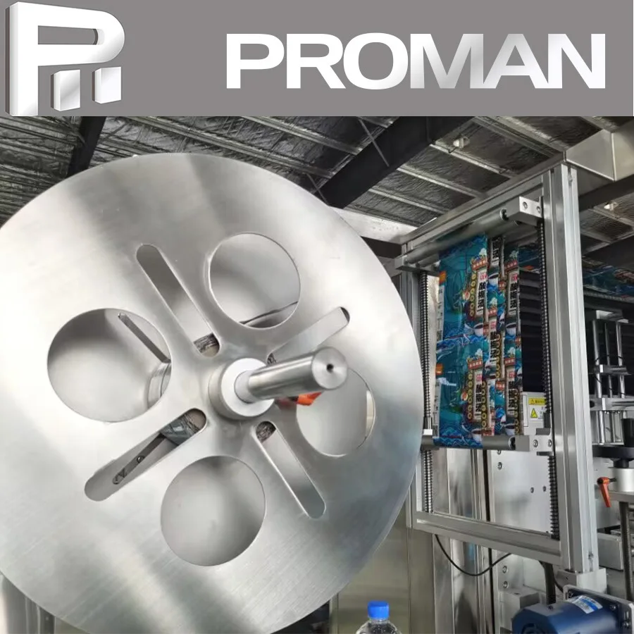 Full Automatic PET Bottle PVC Label Sleeve Shrink Labeling Machine with Steam Tunnel