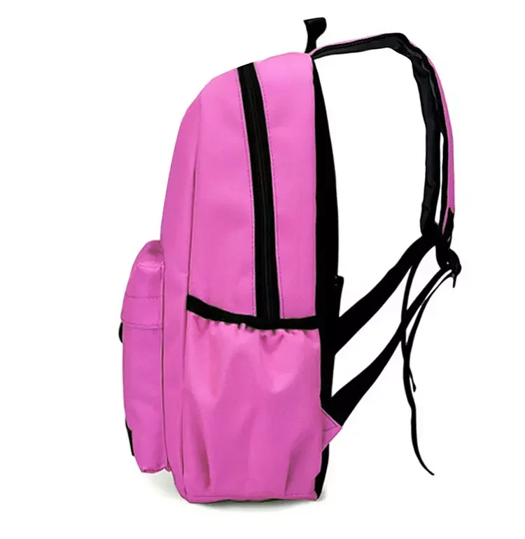 600D Back Pack 420D Waterproof 300D Polyester Custom Pink Red Navy Blue Yellow Black Cheap BOOK Bag Backpack School Bag