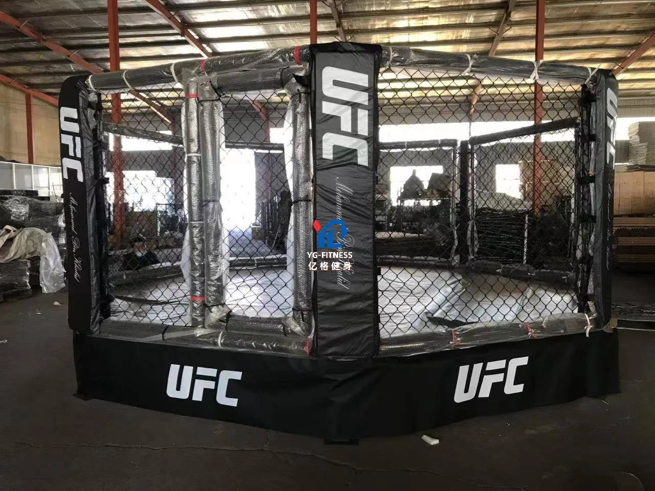 YG-MMA05 профессиональная клетка mma octagon высокого качества octogone с нижней платформой поддержка на заказ