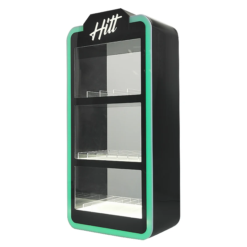 Factory Wholesale Acrylic Tobacco Countertop Cabinet Smoke Shop Display Rack