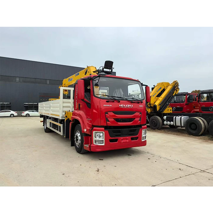 truck with crane 8 ton cranes hydraulic truck mounted