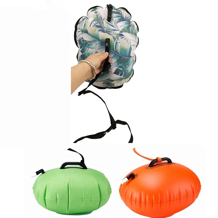 Waterproof Dry Bag OEM PVC Life Buoy Waterproof Swim Buoy Bag for Open Water