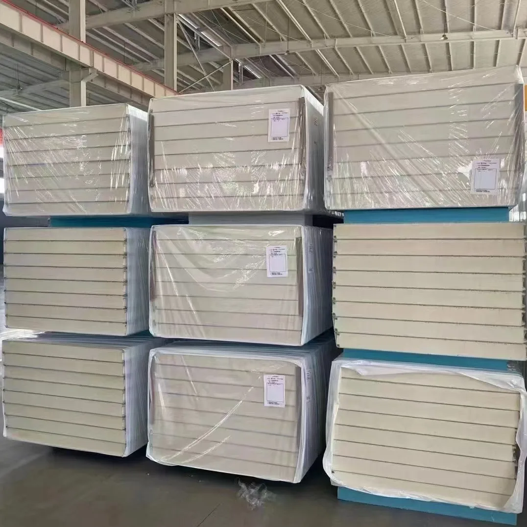 Pu foam sandwich roof panel, building material polyurethane sandwich panel metal pu pir sandwich roof wall panel