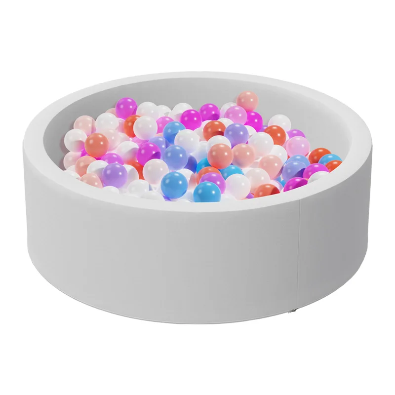 Soft Foam Baby Play Toys White Pink Indoor Square Round Large colorful kids pool ball pit