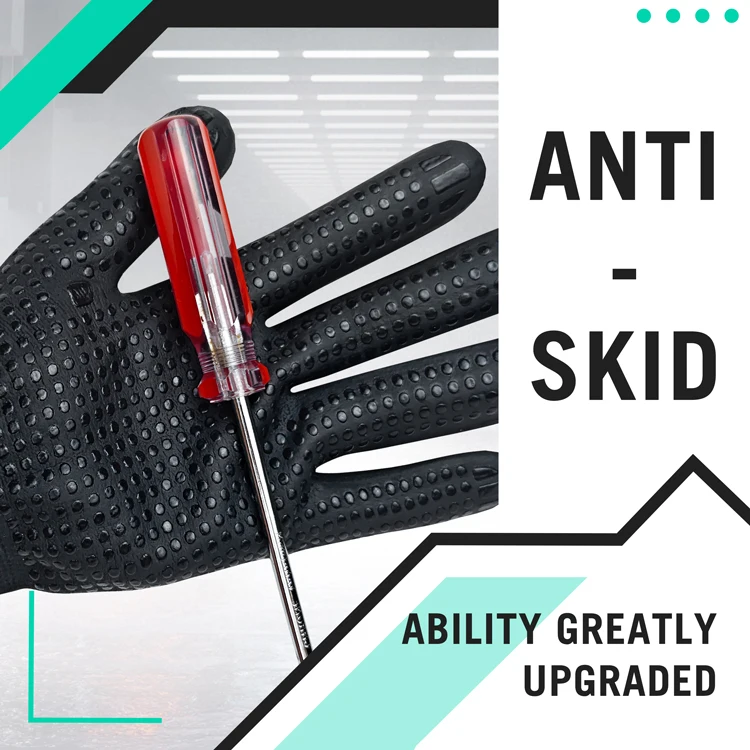 Оптовая продажа нейлоновые перчатки для погружения с нитриловым покрытием