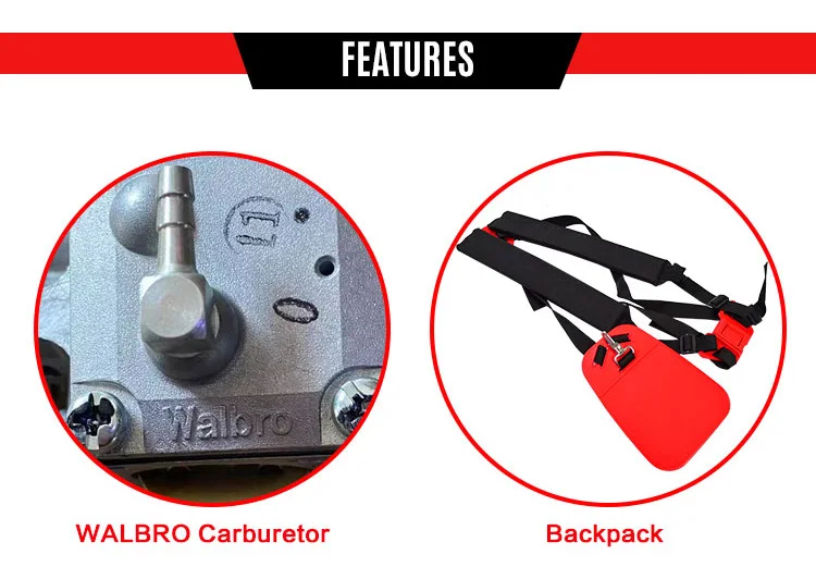 Hot sale 2 stroke High Quality grass trimmer grass cutter machine gasoline lawn mower