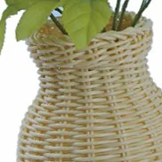 Supply chain  handmade bamboo rattan decorative  home decor  bud vase vase