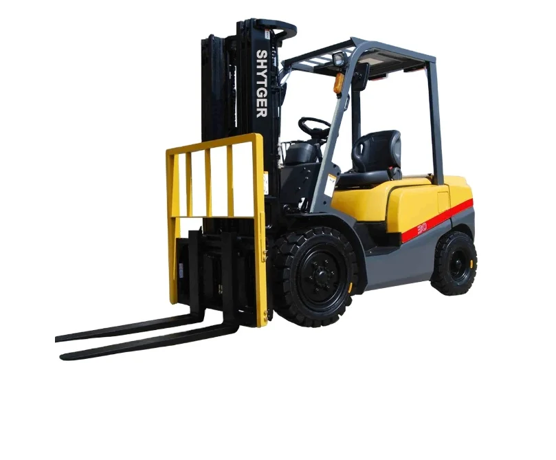 3ton Diesel Forklift with Attachment Paper Clamps (FD30T)