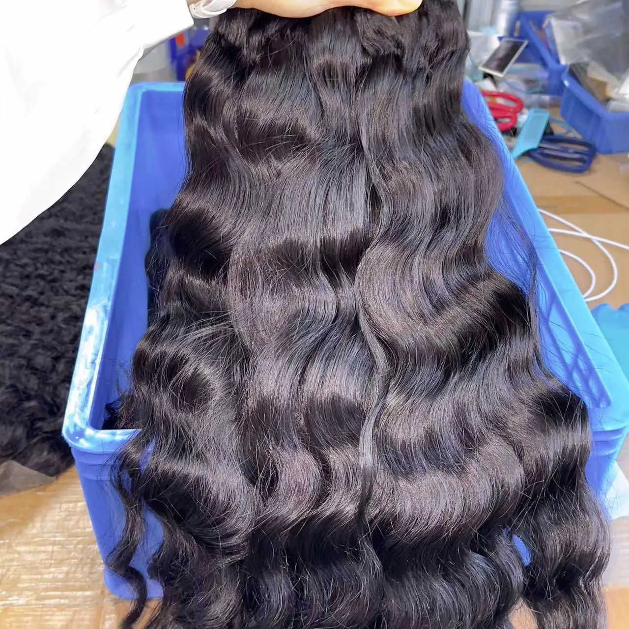Vietnamese RAW Natural Wavy Hair High Quality Factory Wholesale Price unprocessed raw hair
