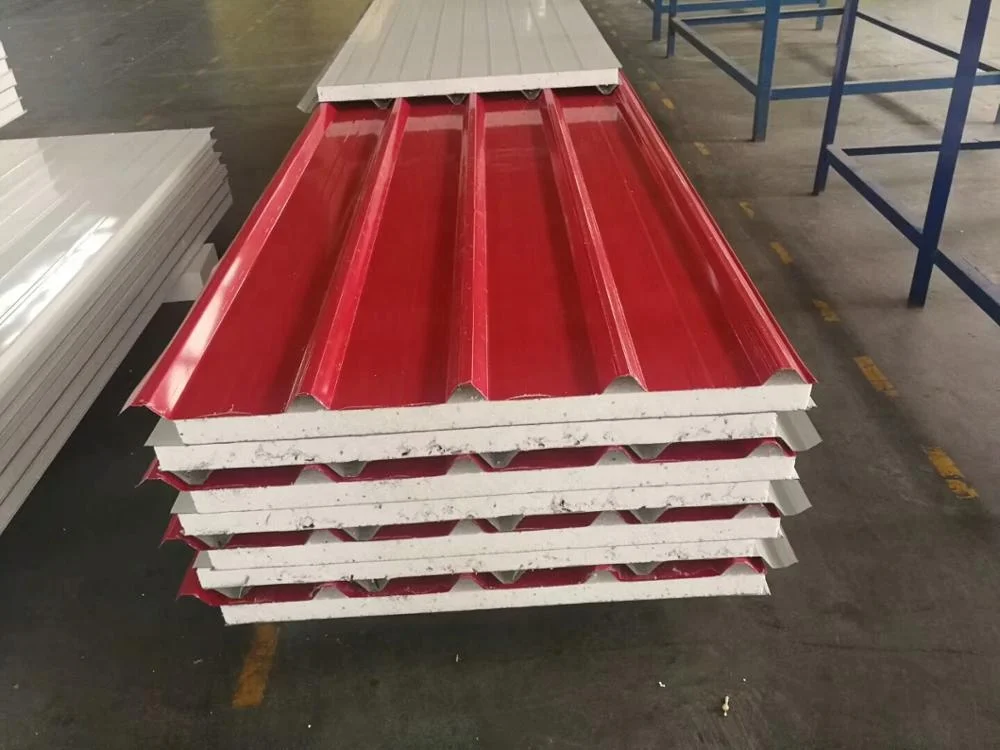 insulated wall and roof eps foam sandwich panel for prefab house/container house/truck box/warehouse