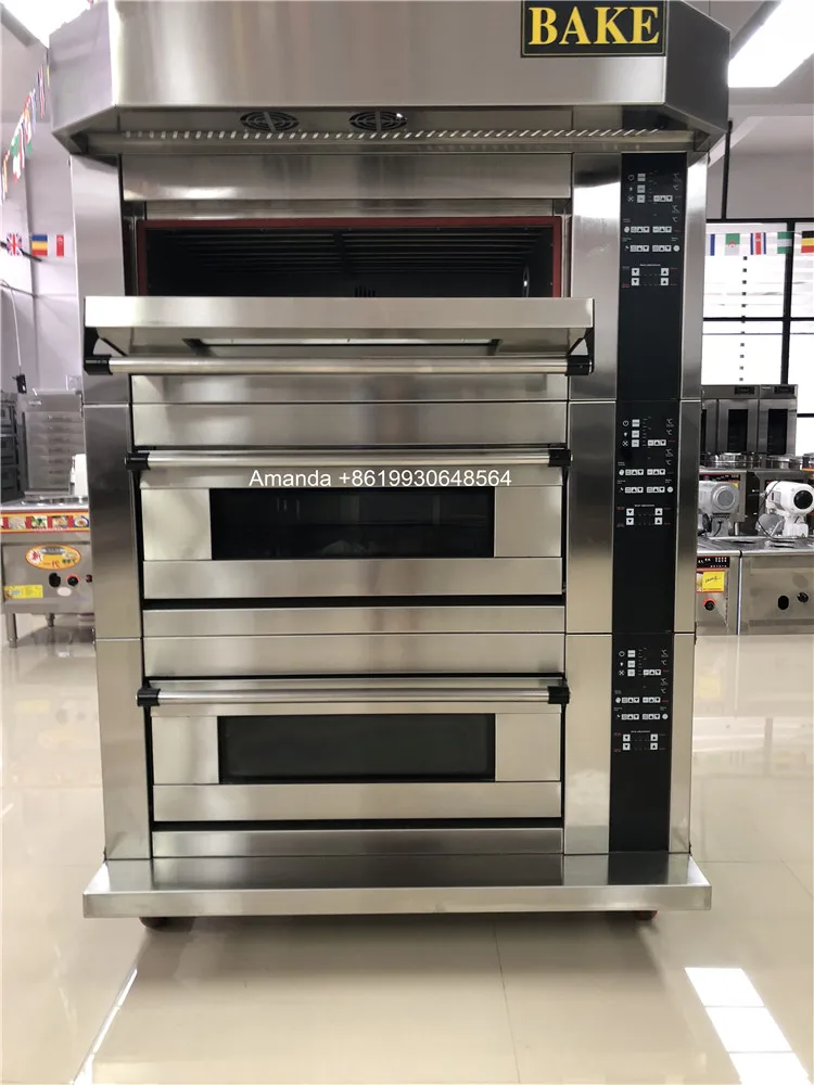 single deck single tray electric bread baking oven
